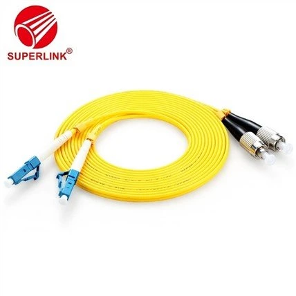 Duplex Satu Mod Gentian Patch Cord FC-LC