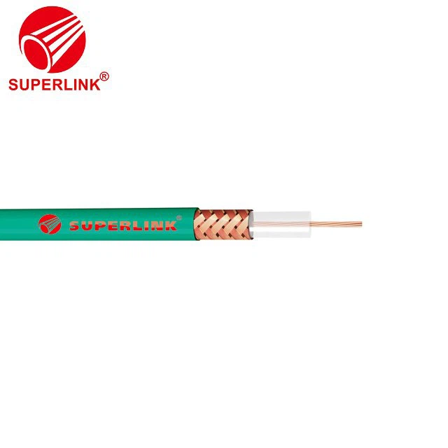 Mini Nipis 75Ohm CATV CCTV COMNIUCATION KX6 Kabel Sepaksi